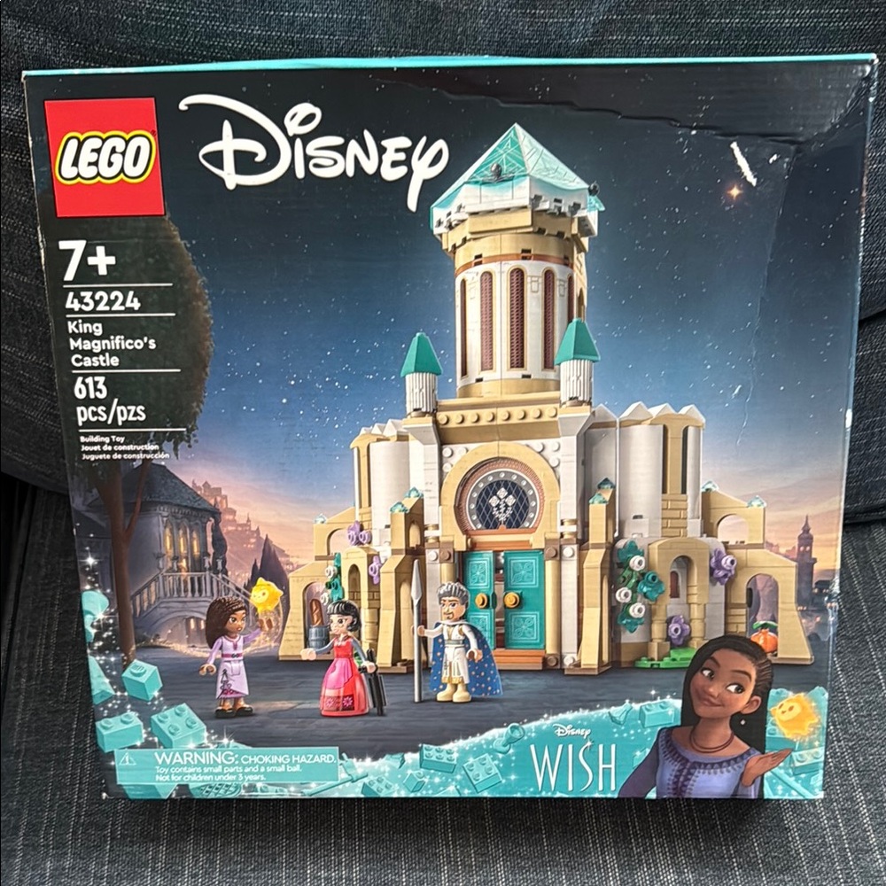 New LEGO Building Set Disney Wish Castle Magnifico’s Castle Asha 43224 Bricks